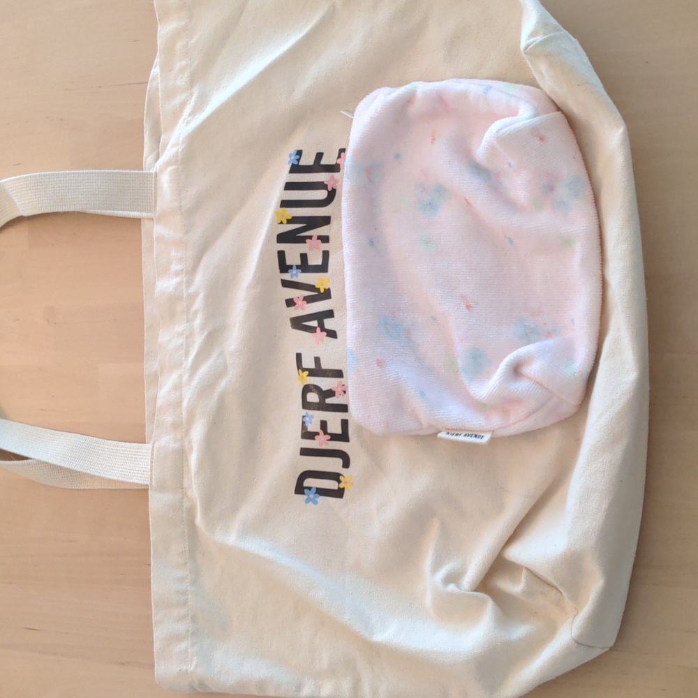 Djerf Avenue Tote and Mini Terry Bag